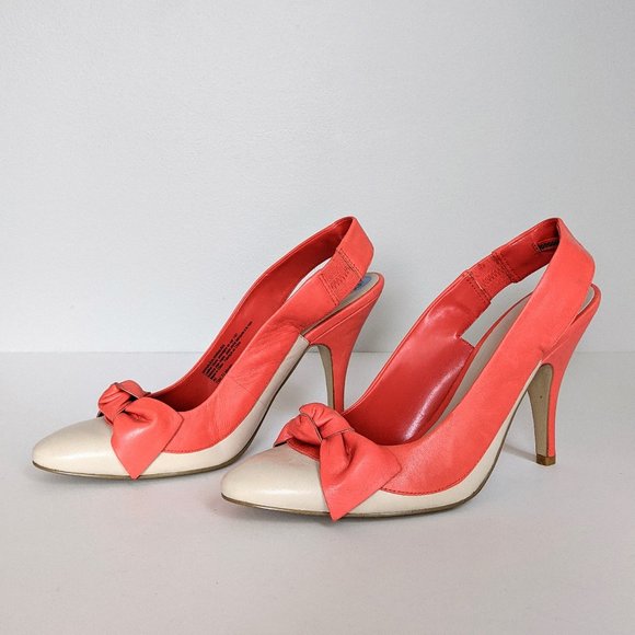 Nine West Spectator Slingback Heels - Picture 2 of 11